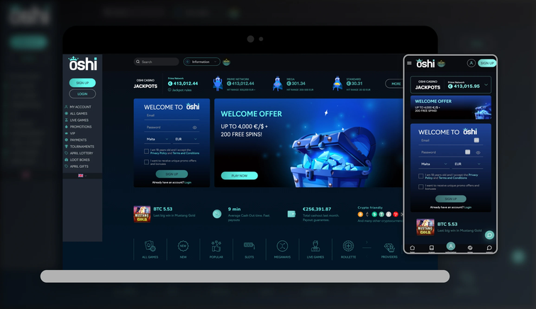oshi casino Gameplay