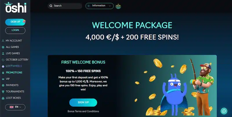 oshi casino Gameplay